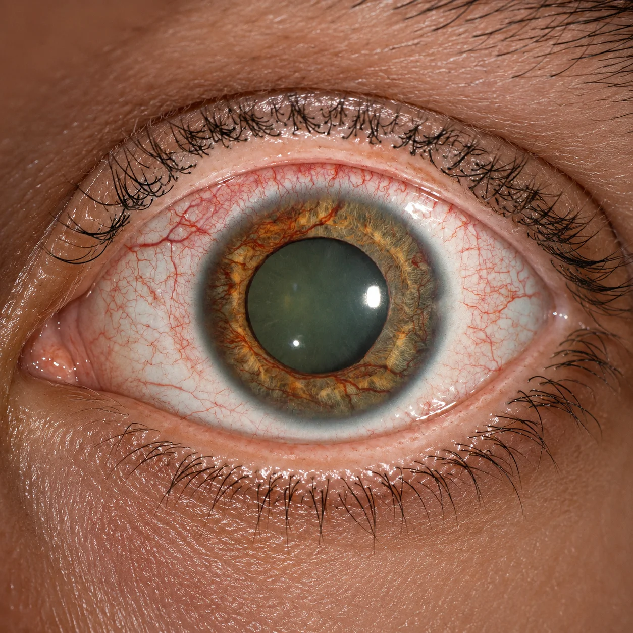 Rubeose iridis e glaucoma neovascular