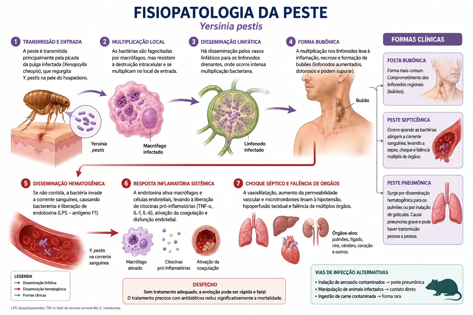 Fisiopatologia da peste