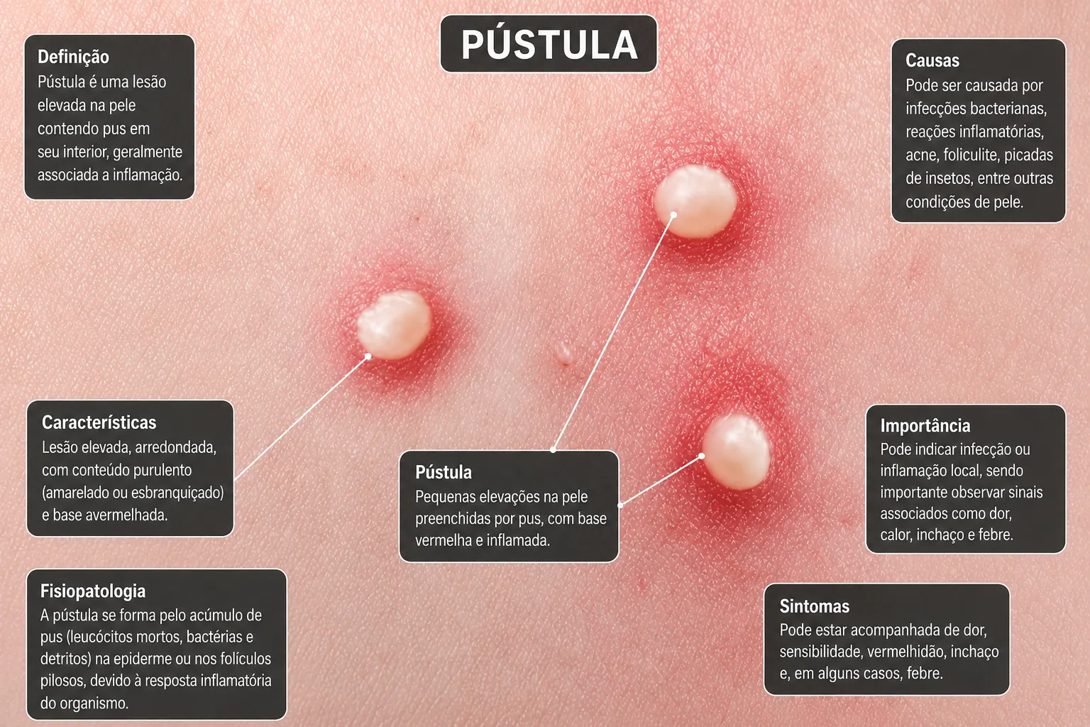 Pústulas na pele