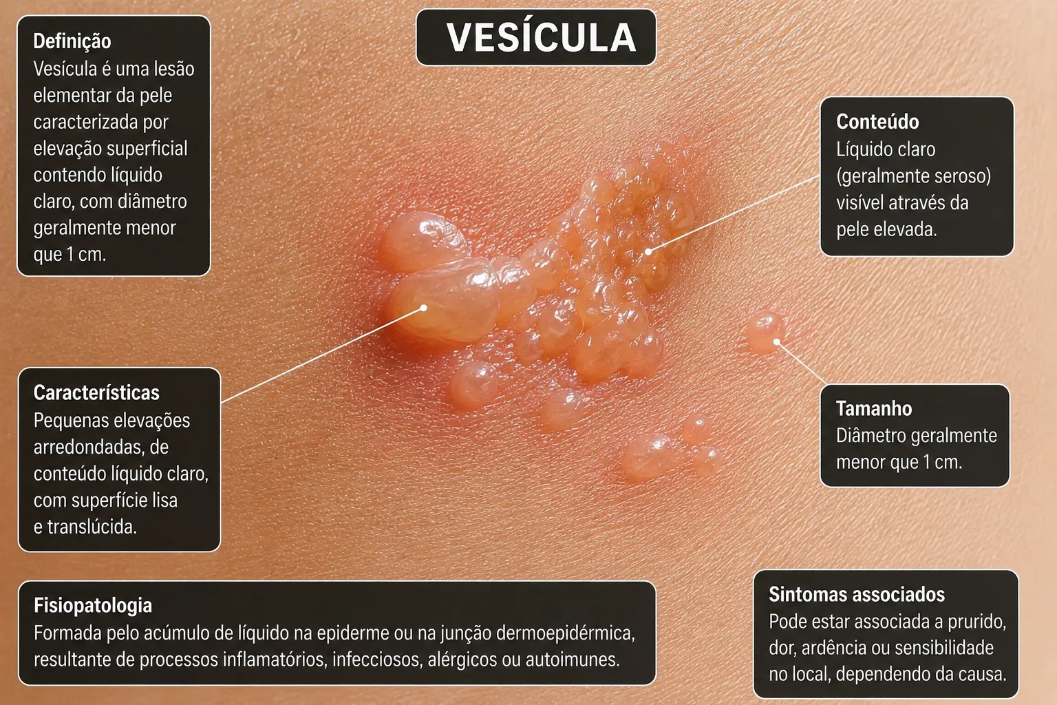 Vesícula cutânea