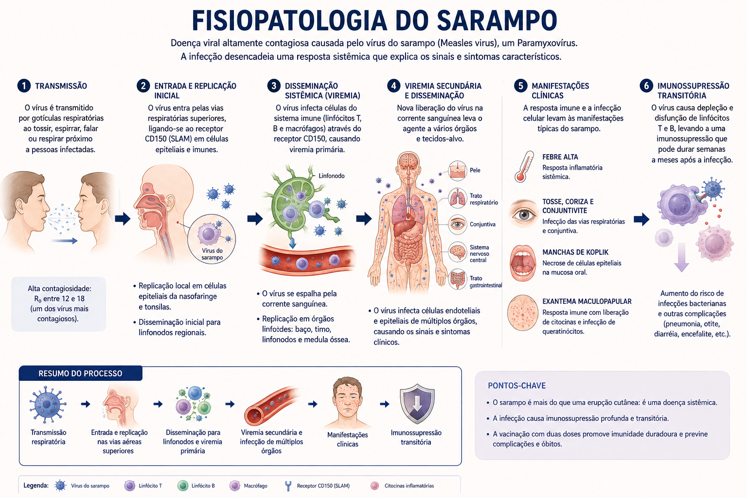 Fisiopatologia do sarampo
